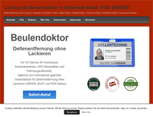 Tablet Screenshot of lacktop.de